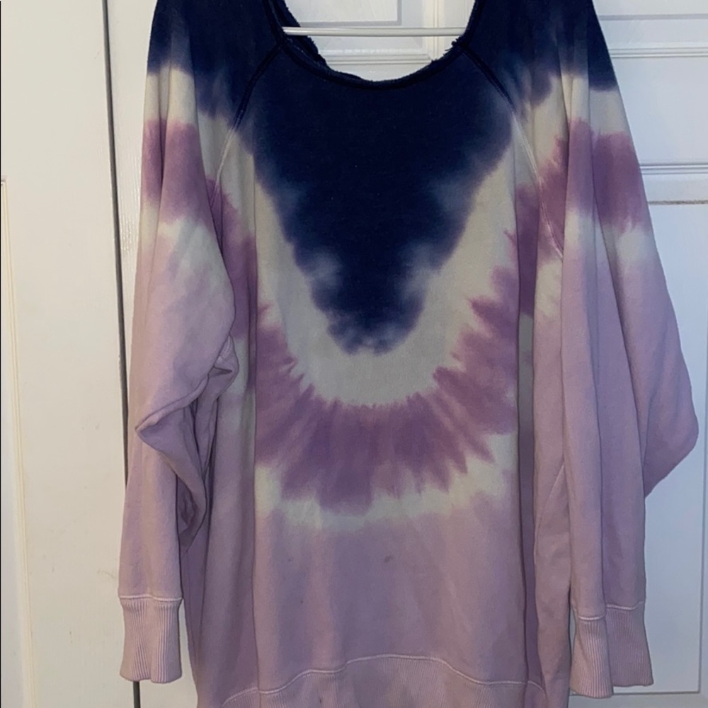 Aerie tye dye oversized crew neck